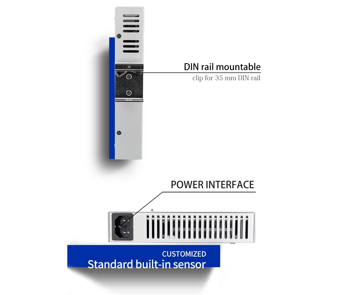 DIN rail mountable