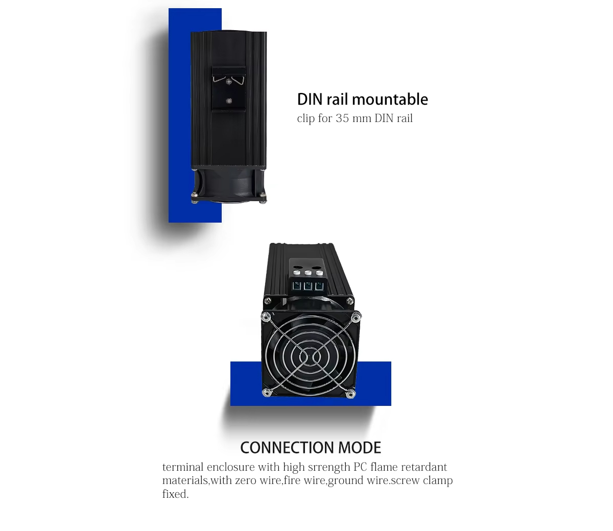 DIN rail mountable