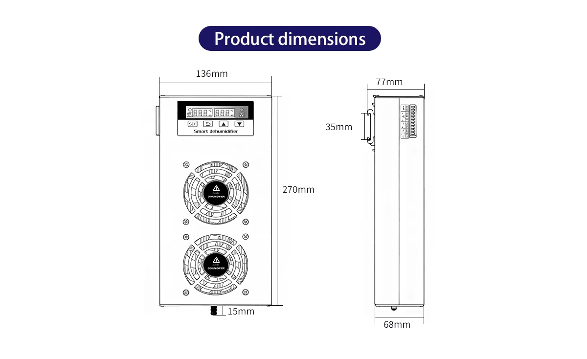 Product dimensions