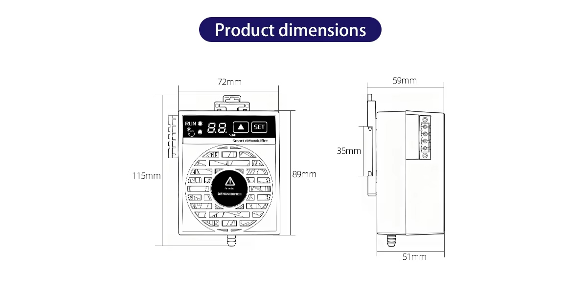 Product dimensions