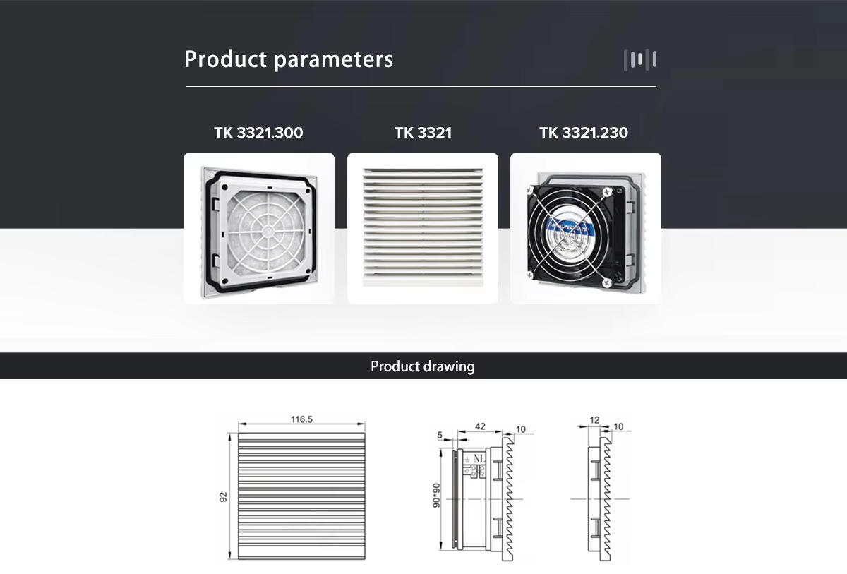 Product parameters