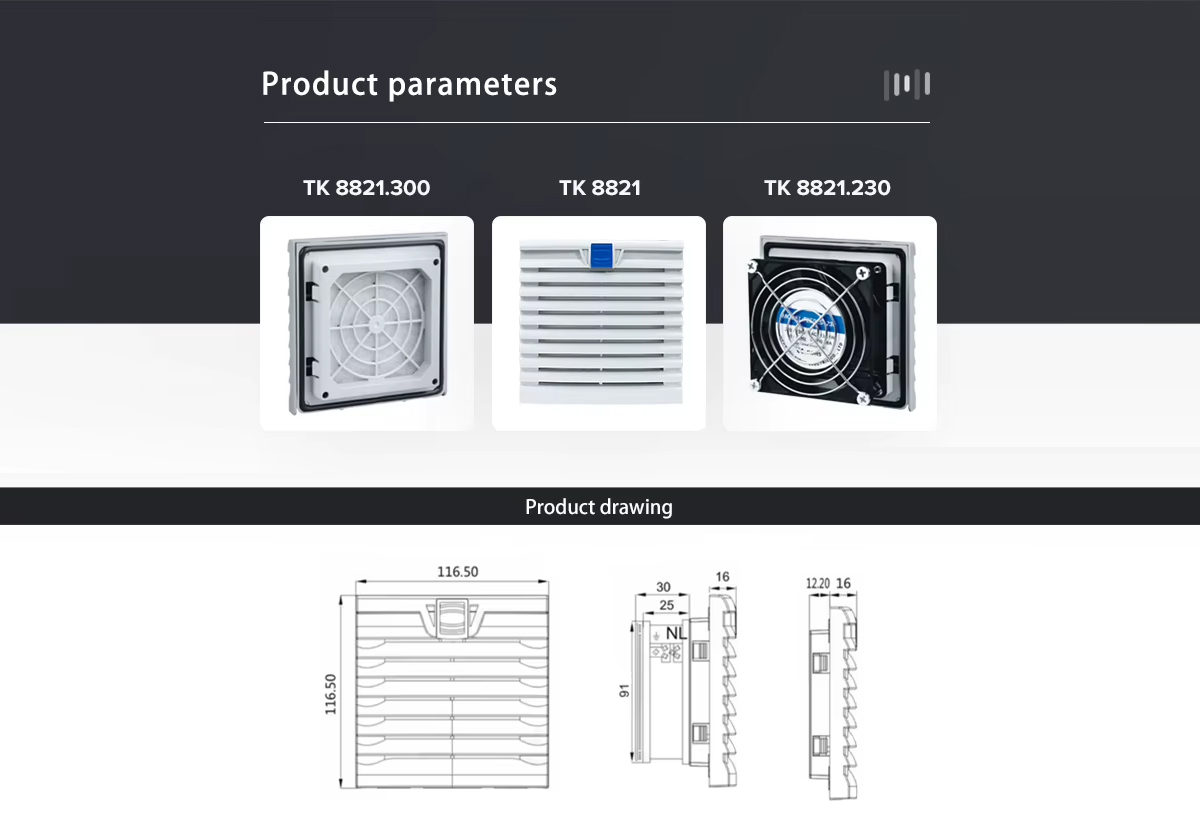 Product parameters