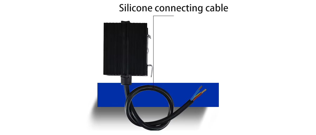 Silicone connecting cable